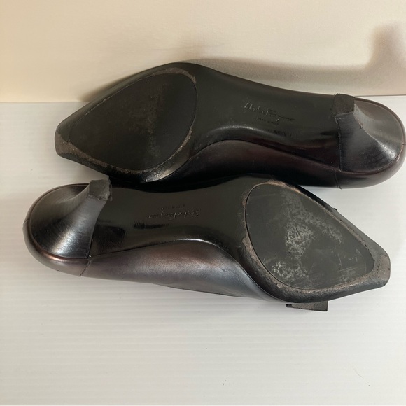 Salvatore Ferragamo “the Beira” 7cm Black Bow Heels size 7 - Picture 10 of 12